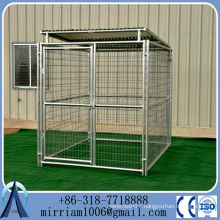 High quality used galvanized / powder coated wire mesh fencing dog kennel